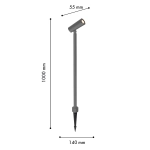 Грунтовый светодиодный светильник Favourite Micron 4810-1F