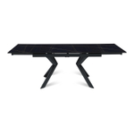 Стол раскладной Bridge (140+40+40), керамика матовая Black Gold