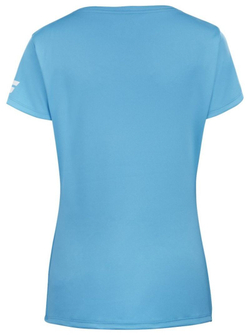 Женская футболка Babolat Play Теннисная кепка Sleeve Top Women - cyan blue