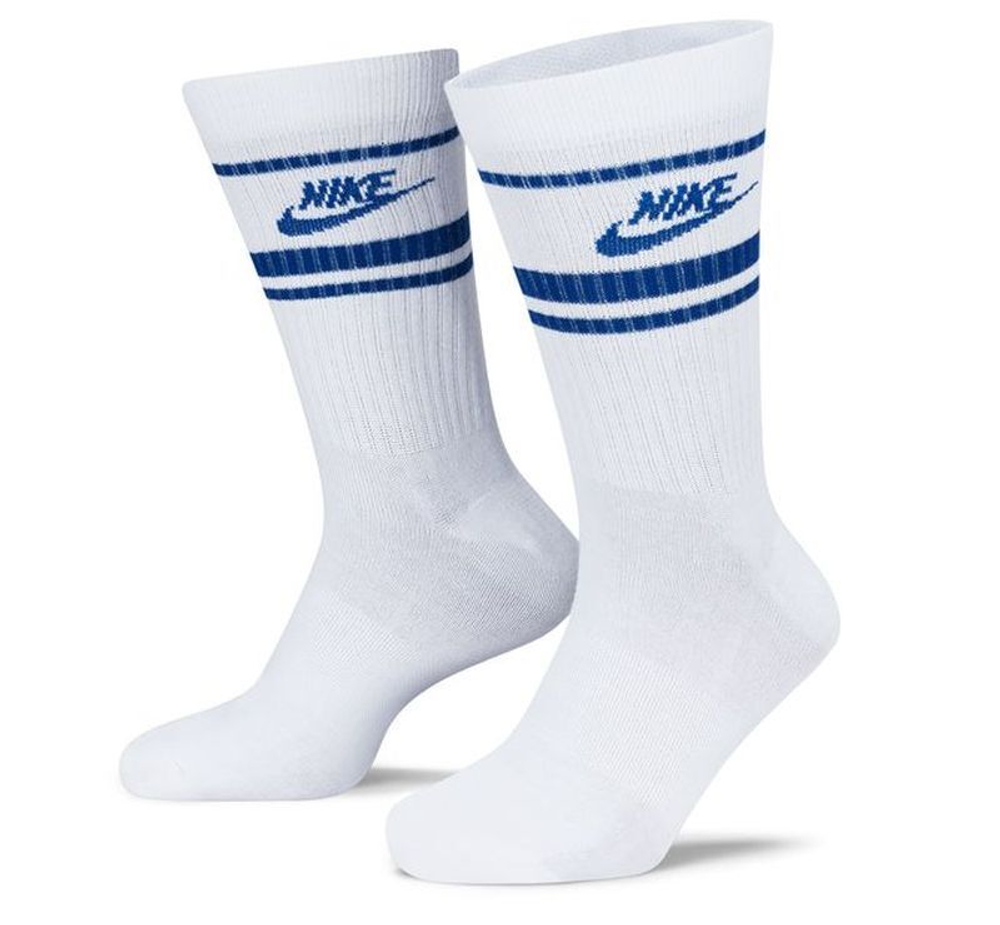 Теннисные носки Nike Sportswear Everyday Essential Crew 3P - White