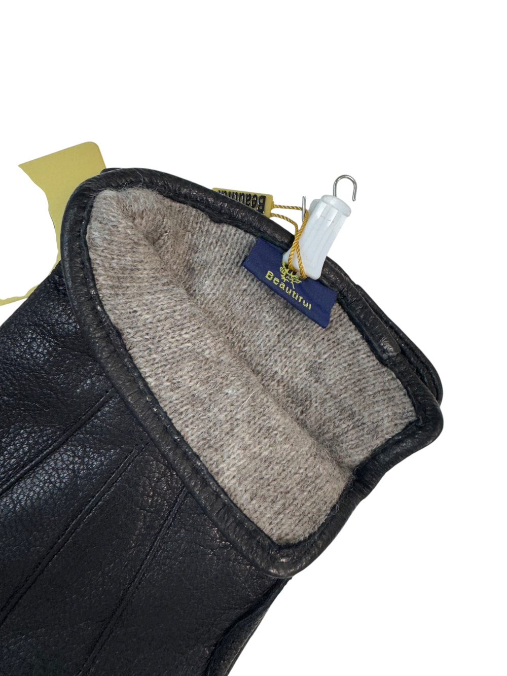 Перчатки. Мужские. Материал верха: Кожа оленя. Подклад: Шерсть-трикотаж. 5 шт в упаковке.