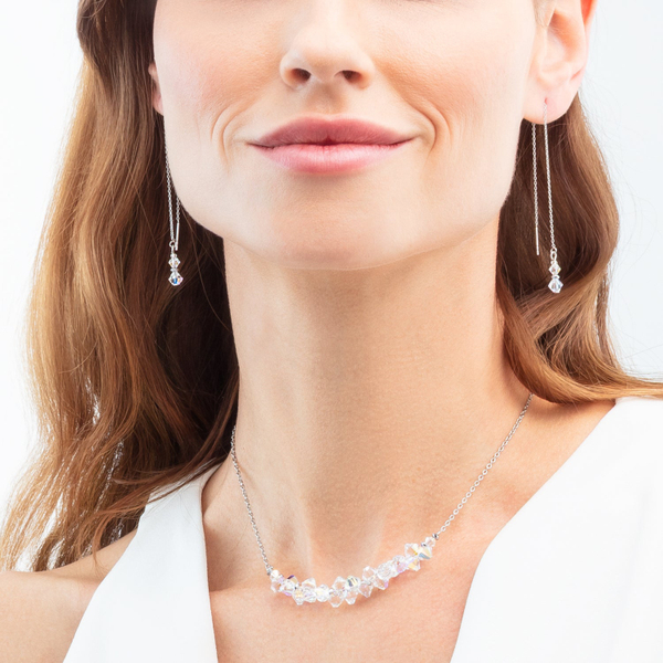 Серьги Coeur de Lion Crystal-Silver 4633/20-1817