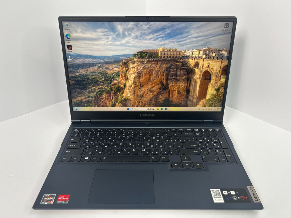 Ноутбук Lenovo Legion 5-15ACH6A (82NW001ERU) 15.6 "/ AMD Ryzen 5 5600H/RAM 16 GB/SSD 512 GB/AMD Radeon RX 6600M 8GB/1920x1080/IPS 165Hz/Windows 11/Подсветка кл-ры:LED/черный. Состояние: C1