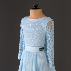 Laura 21-01-01-C | Платье гофре для спортивно-бальных танцев | Vasileva Dance