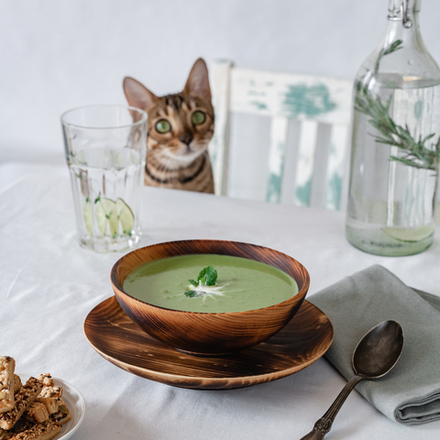 Набор деревянных тарелок Art of Siberia серии Лотос из сибирского кедра TN54