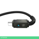 Кабель Baseus USB to Type-C 2m Cluster Black (P10355801111-01)