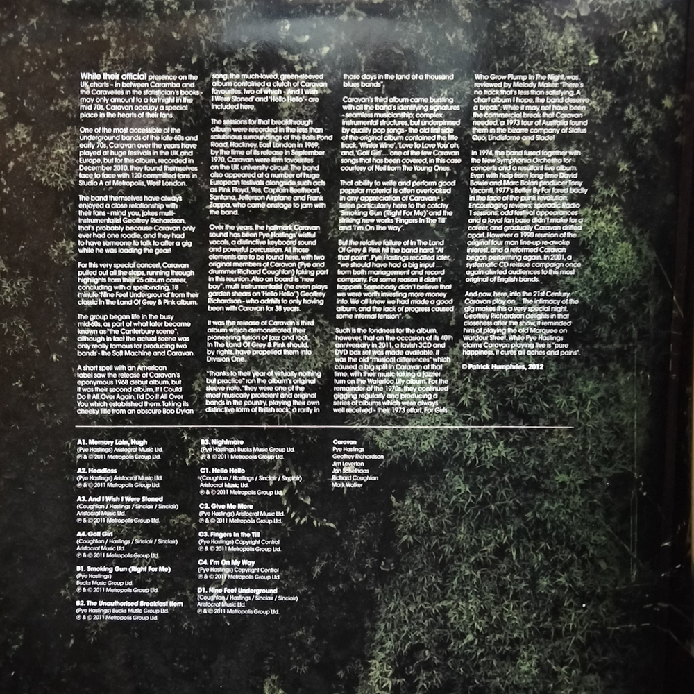 Caravan / Recorded Live At Metropolis Studios, London (Limited Edition)(2LP)