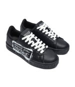 Кожаные кроссовки Versace Jeans Couture - черный(77YA3SKCZP307)