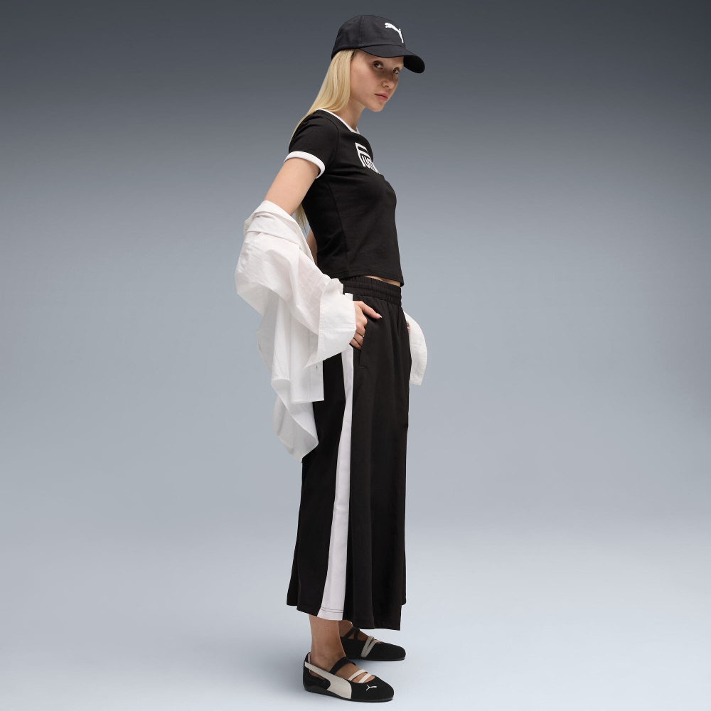 PUMA Женские кроссовки-балетки Speedcat Suede, черный/белый