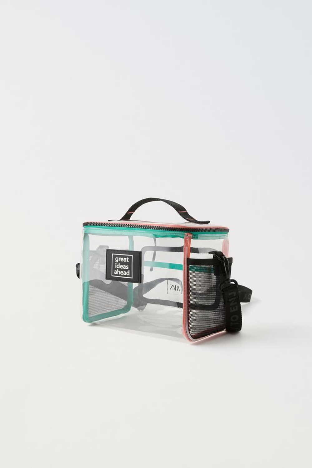 Zara transparent backpack new arrivals