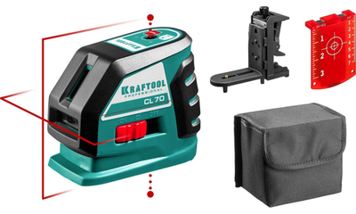 KRAFTOOL CL-70 #2, лазерный нивелир (34660-2)
