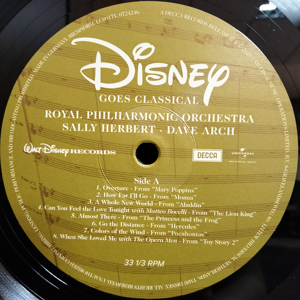 The Royal Philharmonic Orchestra / Disney Goes Classical (LP)
