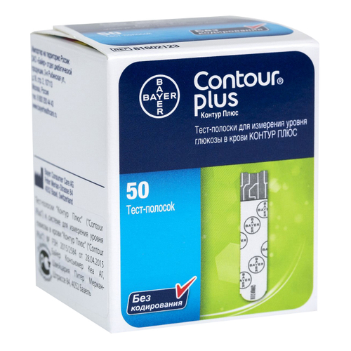 Тест-полоски Contour Plus №50