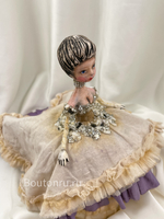 Игольница "Кукла" с музыкальным механизмом ручной работы