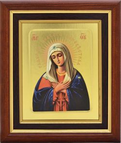 Икона Умиление Божией Матери, писанная в монастыре.