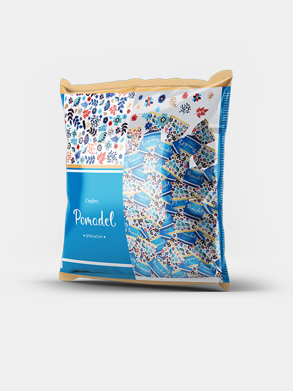 Шоколадная конфета Crafers Pomadel Апельсин с начинкой 450гр