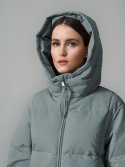 Пуховик с капюшоном, SilverFox (арт. 2245-1)