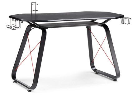 Компьютерный стол Koni 130х65х76 black / red