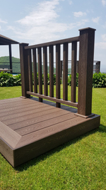 Ограждения из ДПК PREMIUM 3D Сборка №15 С глубокой текстурой