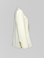 Пиджак CW01733 однотонный с розовой подкладой с застежкой-замком