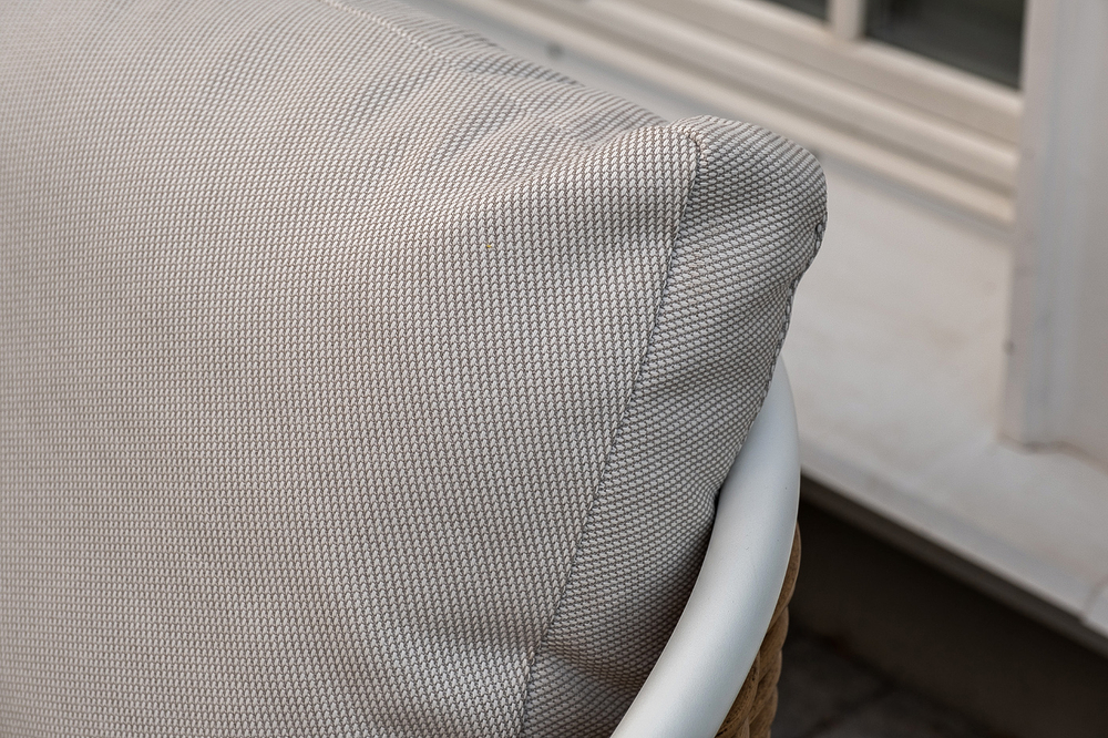 "Тоскана" лаунж-зона из искусственного ротанга, цвет соломенный