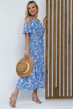 Платье Марианна (сине-розовое) П13472-5М LT Collection