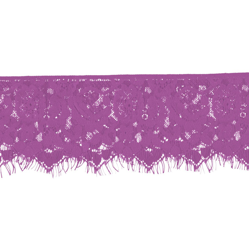 Фиолетовая ажурная маска на глаза Lace Mask (Цвет: фиолетовый)