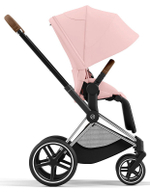 Прогулочная коляска Cybex Priam IV Chrome Brown Peach Pink