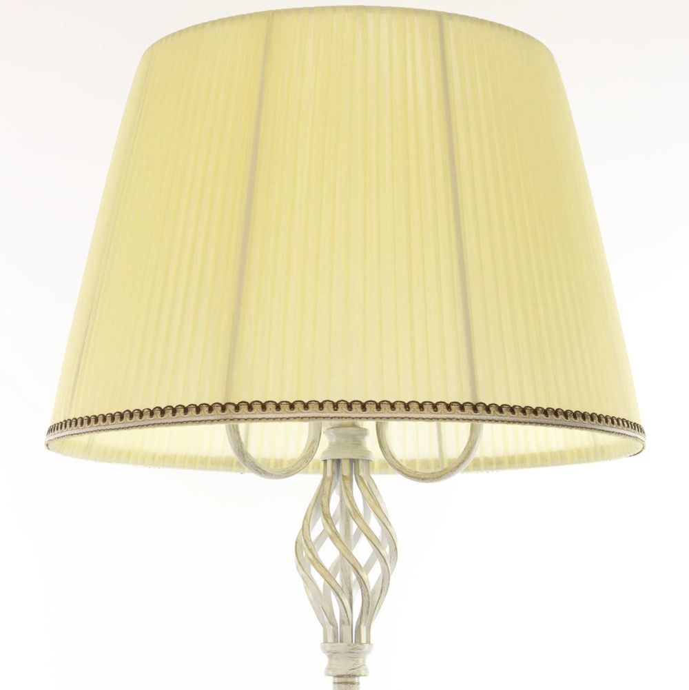 Citilux Вена CL402923T Торшер патина со столиком и кремовым абажуром