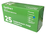 Перчатки латексные High Risk Optiline, размер L, 18 г, 50 штук