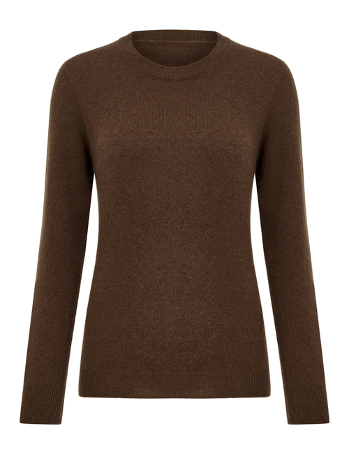 Джемпер шоколадного цвета