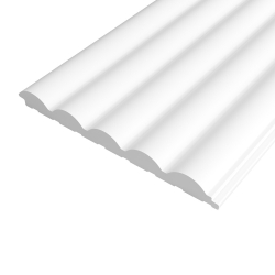 Панель полистирол 3D Solid 4 UHD 07/130 Белая 130х2800 мм