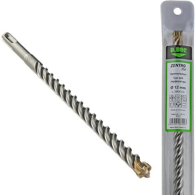 Бур ZENTRO 4-cutting 12x210/260 мм D.BOR 4372