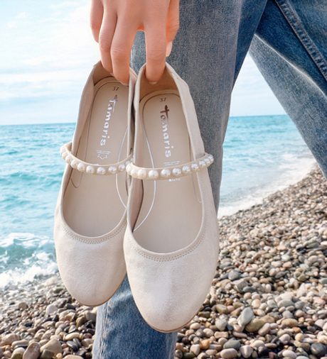 Балетки кожаные Tamaris