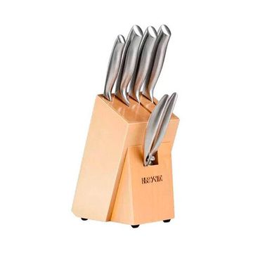 Набор Huo Hou Nano Knife (4 ножа и ножницы с подставкой) (HU0014)
