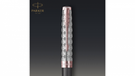 Шариковая ручка Parker Sonnet Premium Metal & Grey Lacquer PGT, стержень: M, цвет чернил: black , в подарочной упаковке