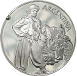 France, Les Médailles des Nations du Monde Argentina Medal, 1976