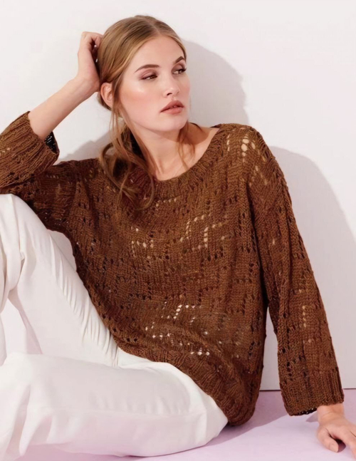 Джемпер спицами "About Berlin"