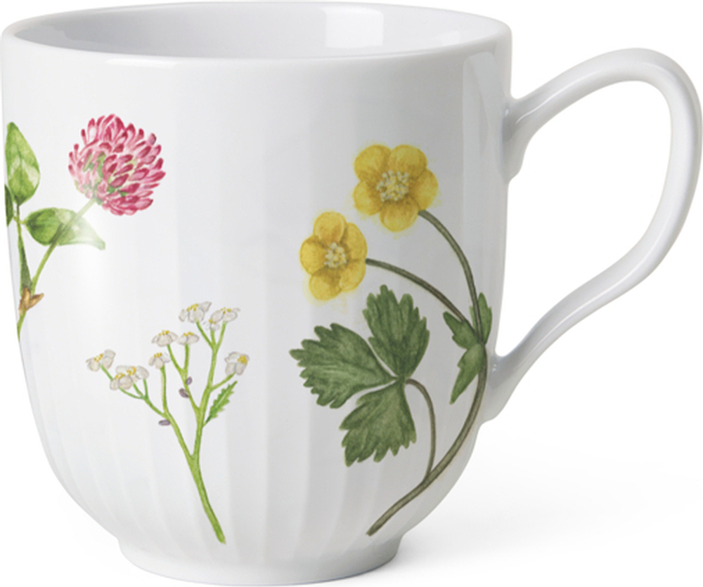 Кружка K hler Hammersh i Summer, 330 мл, фарфор, белая
