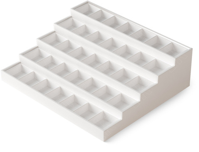 Планшет-лесенка Бета/5 ярусов/35 ячеек 08 (41х48 мм.)