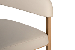 Стул 60х53х74см Garda Decor Surge бежевый с золотом
