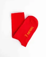 Носки 7 пятниц Повыше красные