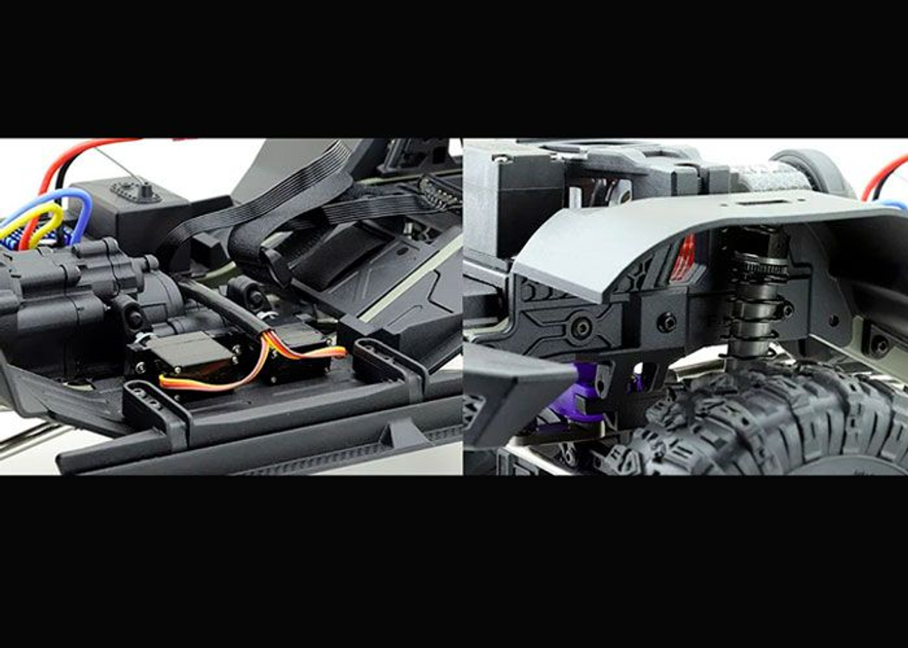 Радиоуправляемый краулер RGT PRO RUNNER 1/10 - EX86130 , 2 скоростная коробка , лебедка в комплекте , новинка 2024г , цвет Синий