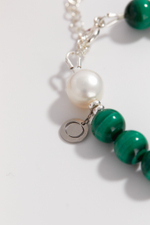 Браслет I AM RICH из малахита