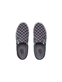 Кроссовки Vans Classic Slip On Checkerboard Black Grey