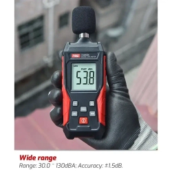 TASI TA650A цифровой измеритель уровня звука и шума, детектор децибел 30-130