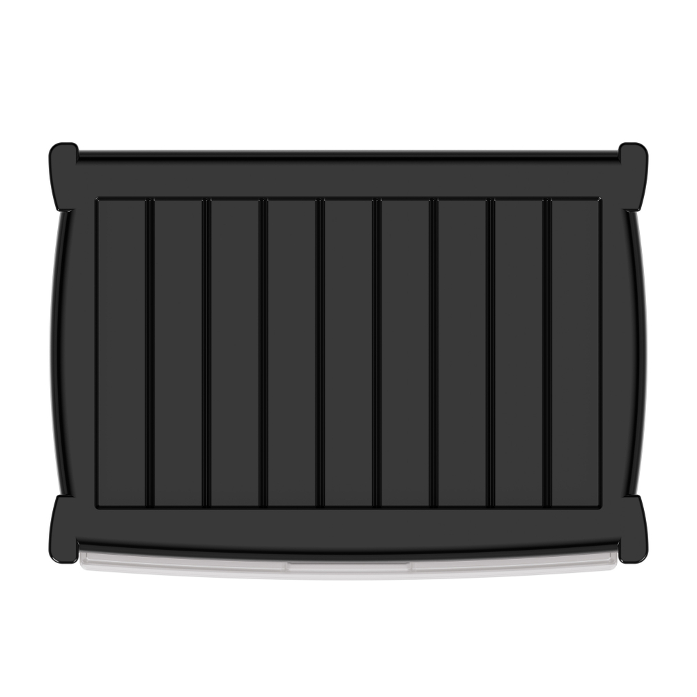 КОМОД КОЛОРИТ 5-ТИ СЕКЦИОН. ШИРОКИЙ ЧЁРНЫЙ АРТ.М8764