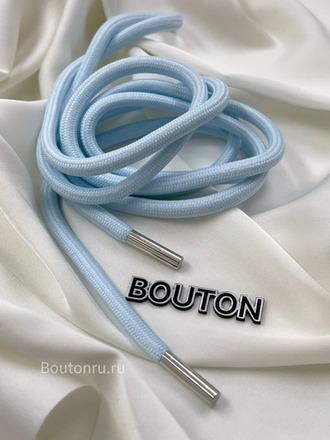 Шнур круглый светло-голубой 1,4 м