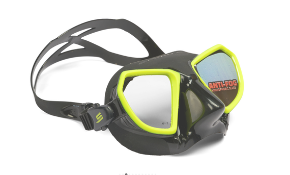 Маска Salvimar NOAH, кислотно-зеленая, АНТИФОГ