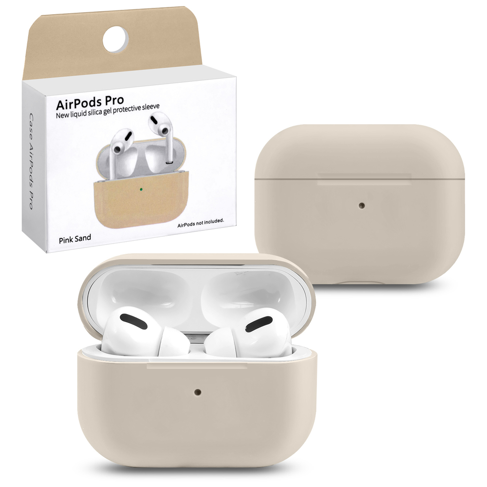 Чехол для AirPods Pro Slim Pink Sand (пудра)